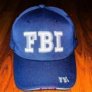 Han-Wild FBI Men’s Navy Blue/White Hat NWOT